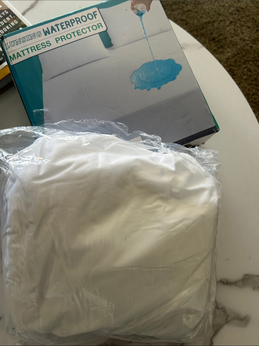 Waterproof Mattress Protector - White